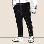 simple black pants image